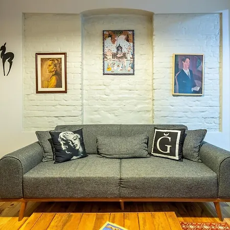 1 Bd Chic Garden Flat In Taksim 이스탄불