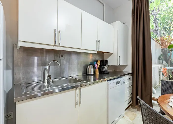 1 Bd Chic Garden Flat In Taksim * 이스탄불